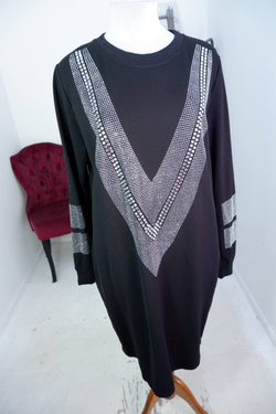 Платье в стиле толстовки, визуально 52 размер