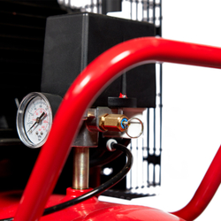 Компрессор ROSSVIK СБ4/С-50.LB40, 580 л/мин, 10 бар, ресивер 50 л, 380 В/3 кВт, красный