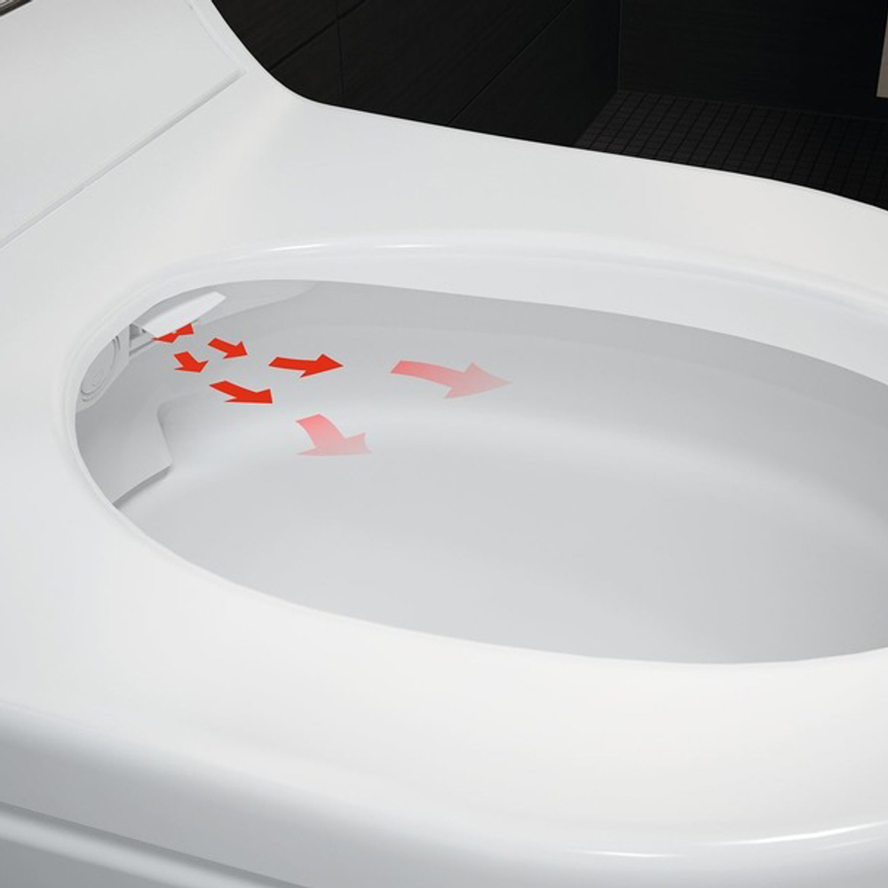 Унитаз подвесной с крышкой биде GEBERIT AquaClean Tuma Comfort 146.294.FW.1 (панель нерж. сталь)