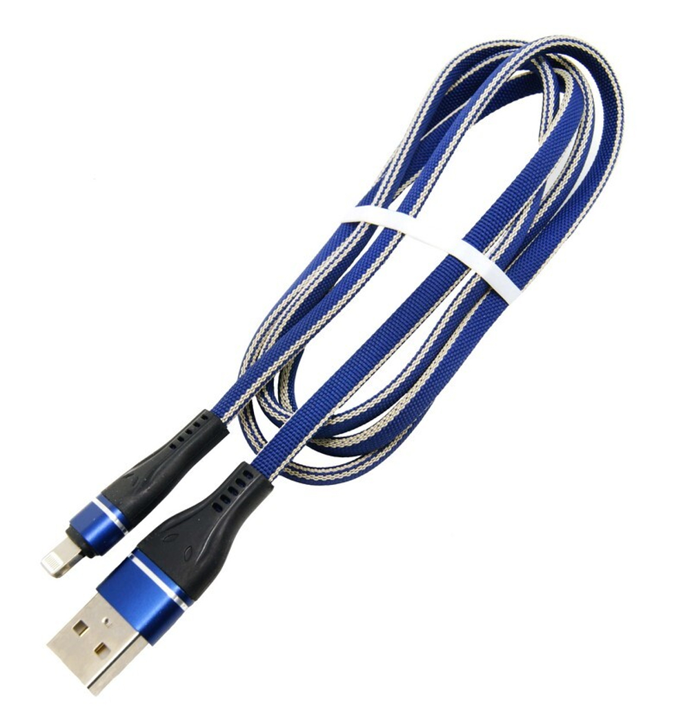 Кабель USB - Lightning A917 3A (синий) 1м