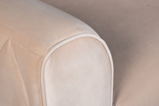 102AN-20491 Кресло Lucerne велюр бежевое 110*86*75см