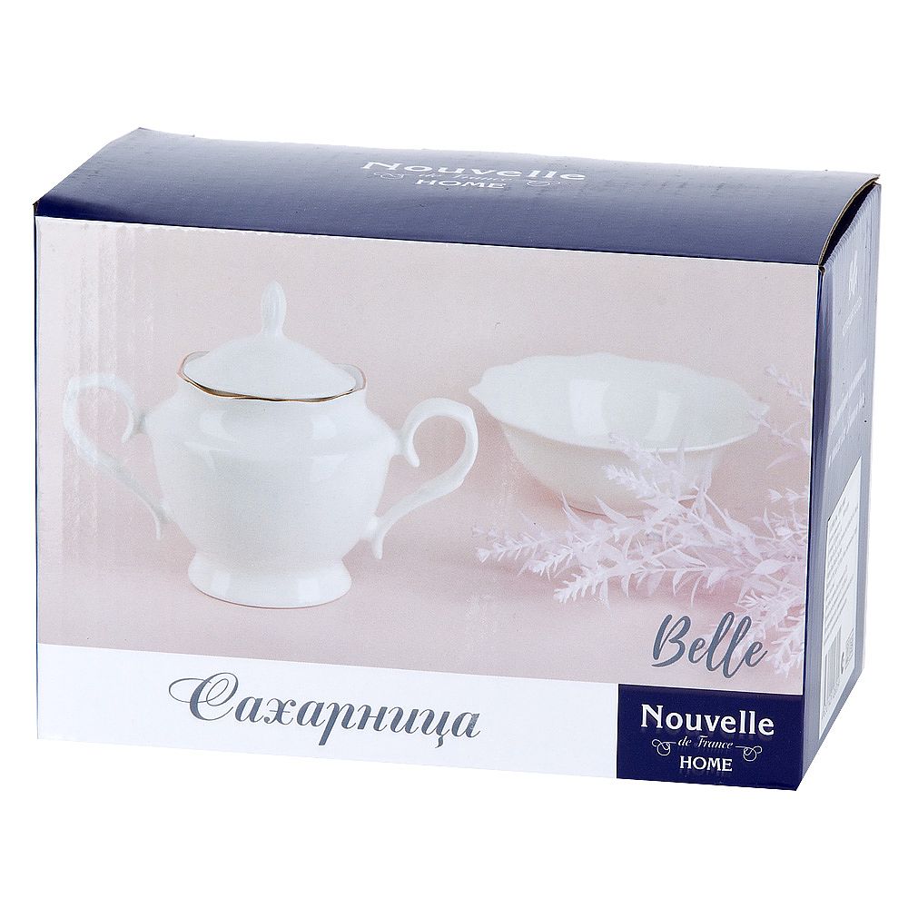 Сахарница " " v=450мл (фарфор) (подарочная упаковка)