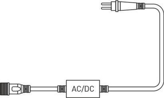 Выпрямитель для трансформатора TPF-220AC/DC24-60W, черный провод, Teamprof (TPF-24V-AC/DC-rect-B)