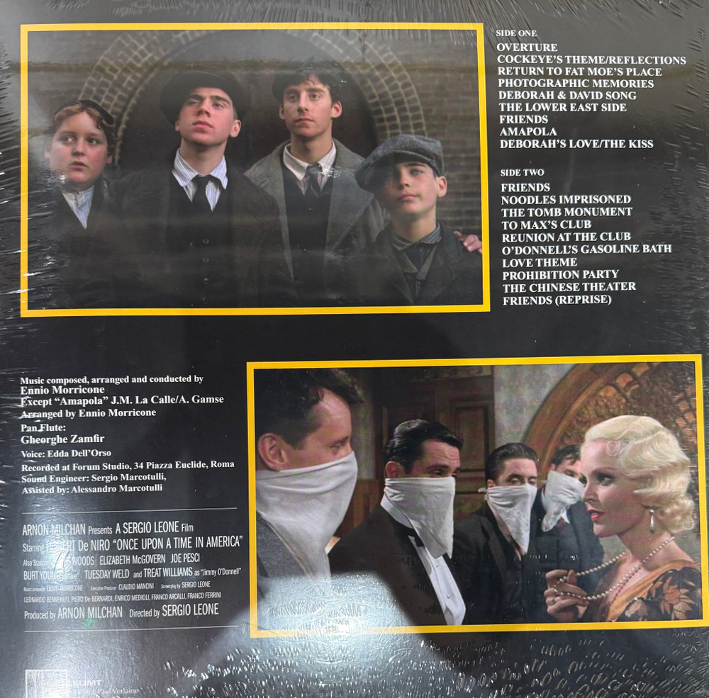 Виниловая пластинка Ennio Morricone ‎– Once Upon A Time In America LP Gold