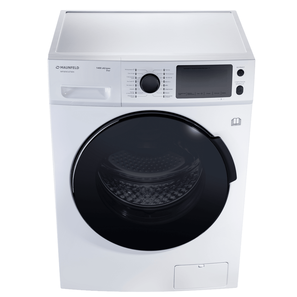 Стиральная машина c инвертором и паром MAUNFELD MFWM149WH