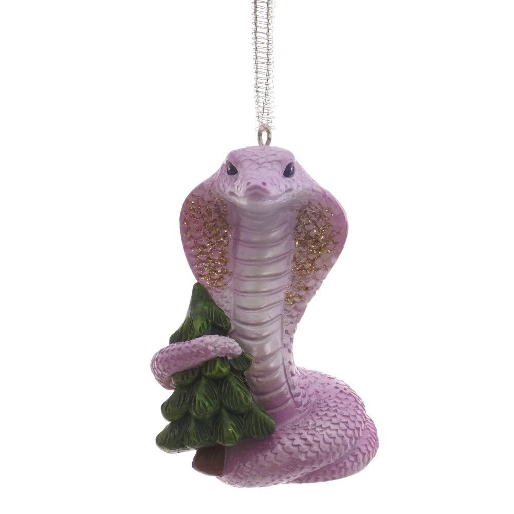 GAEM Фигурка декоративная подвесная "Змея", L4 W4 H7 см, 4в.