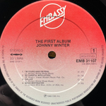 Johnny Winter ‎– The First Album (Европа)