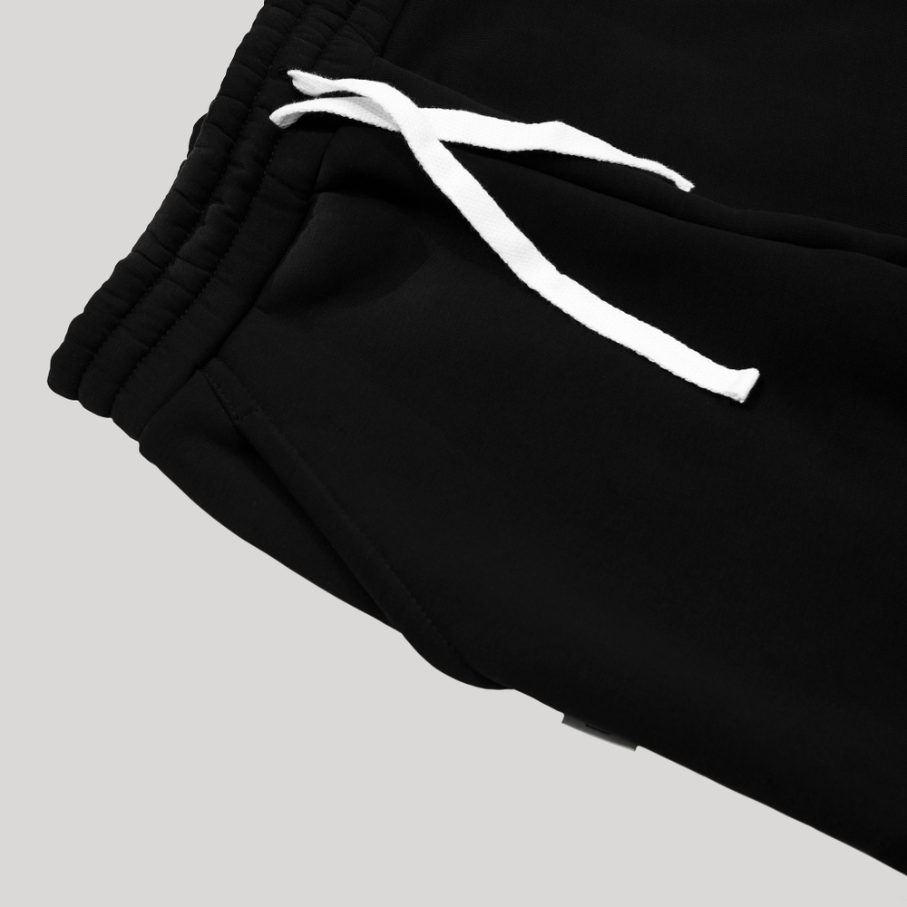 Wide Sweatpants Black