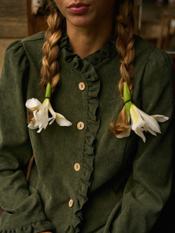 Жакет вельвет укороченный