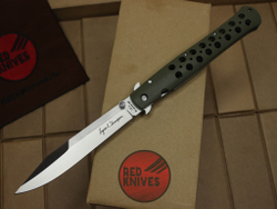 Нож Cold Steel 26C6AA Ti-Lite 6 Lynn Thompson Signature - клинок сатин, рукоять зеленый G10