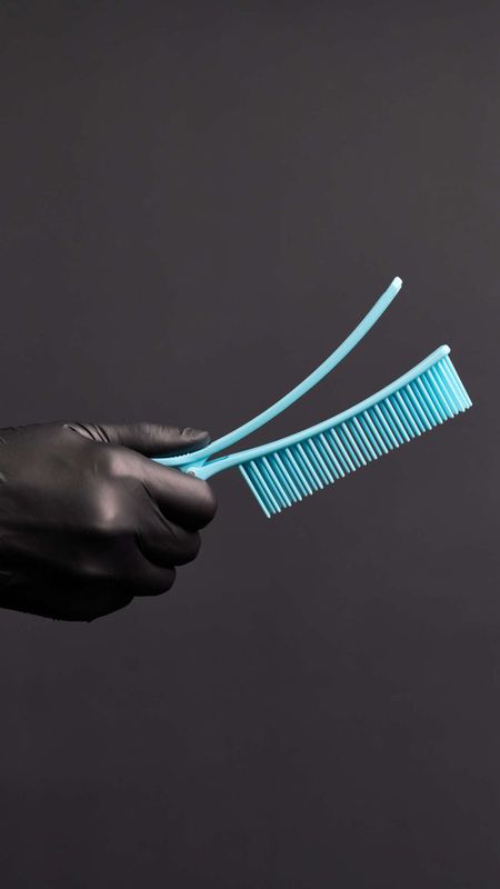 Набор зажимов с расческой (крупный)