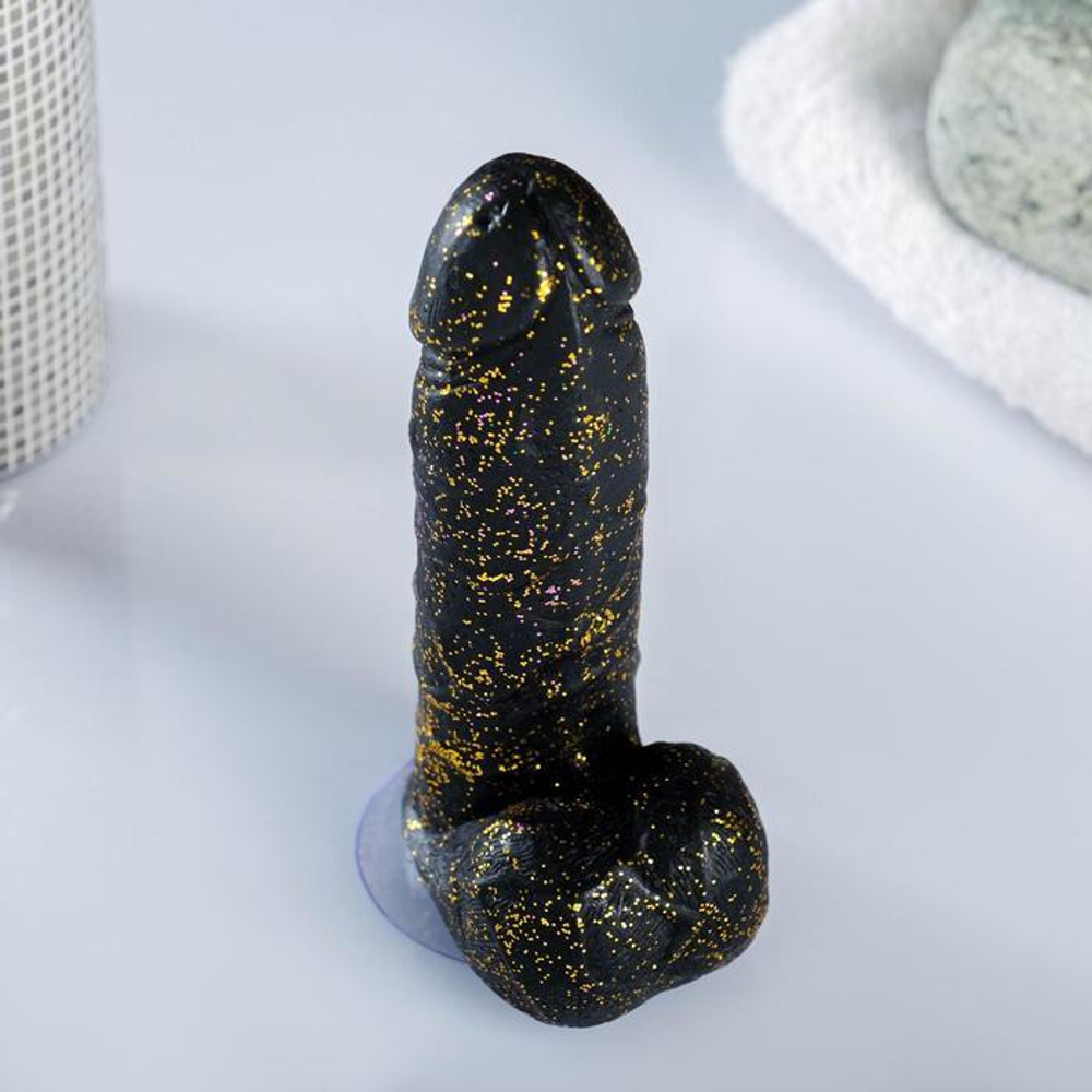 Фигурное мыло Мылим по-взрослому - 13 см. (Цвет: черный)