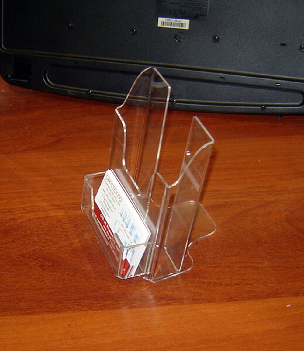 Подставка под евробуклеты и А6 с визитницей