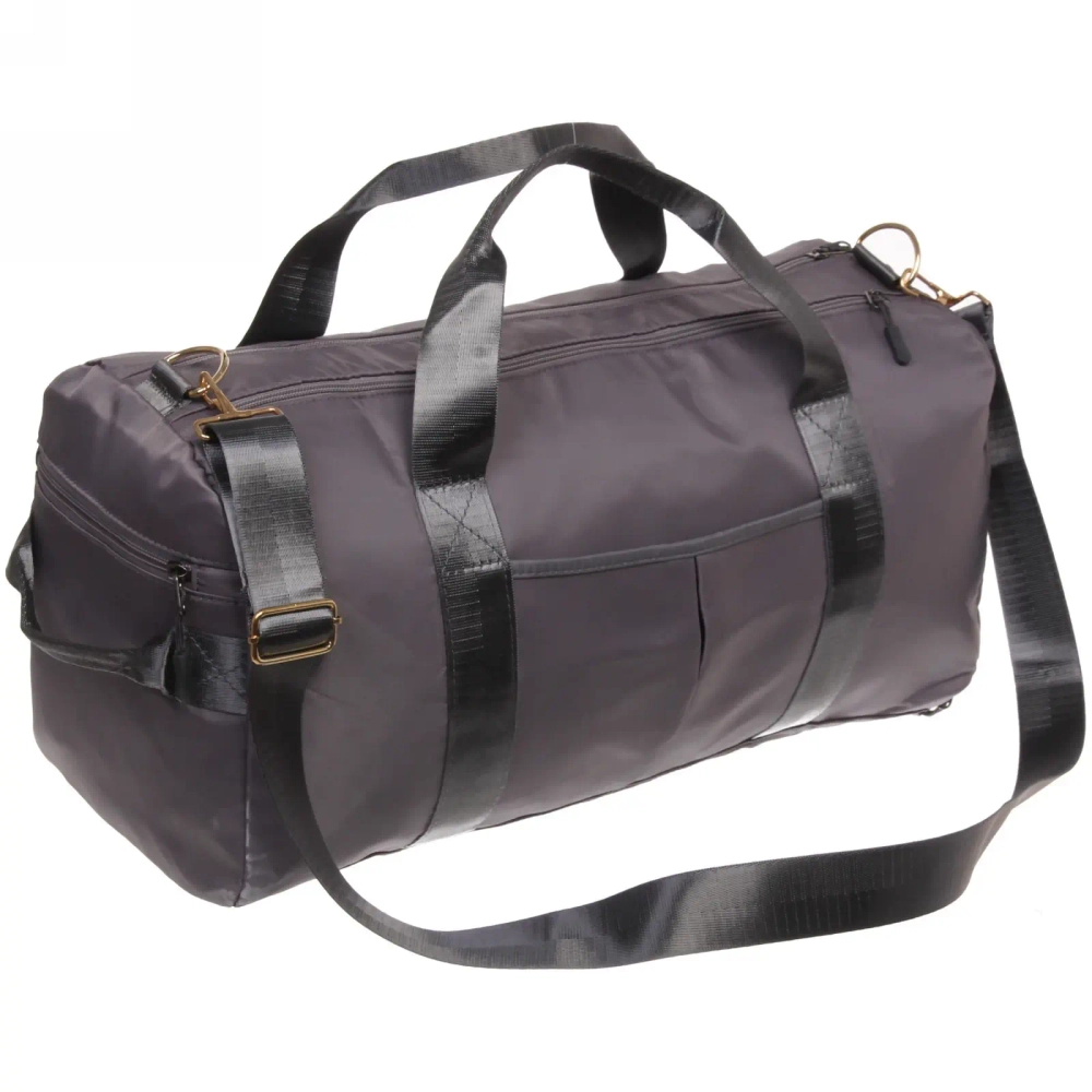 Сумка спортивная «Sport Today»,водонепроницаемый отдел + 2 кармана+отдел под обувь, цвет серый, 42*24*18 см