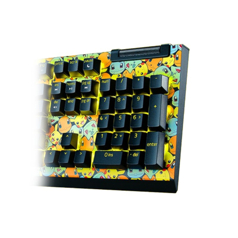 Клавиатура Razer BlackWidow V4 X (Green Switch), Pokemon Kanto Starters Edition - US Layout
