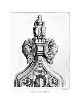 Gothic ornaments, selected from various ancient buildings, both in England and Franc, during the years 1828, 1829, and 1830 | Augustus Pugin