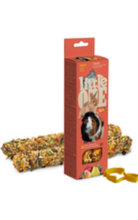 Лакомство для грызунов Little One 60г*2 Палочки с фруктами для крупных грызунов