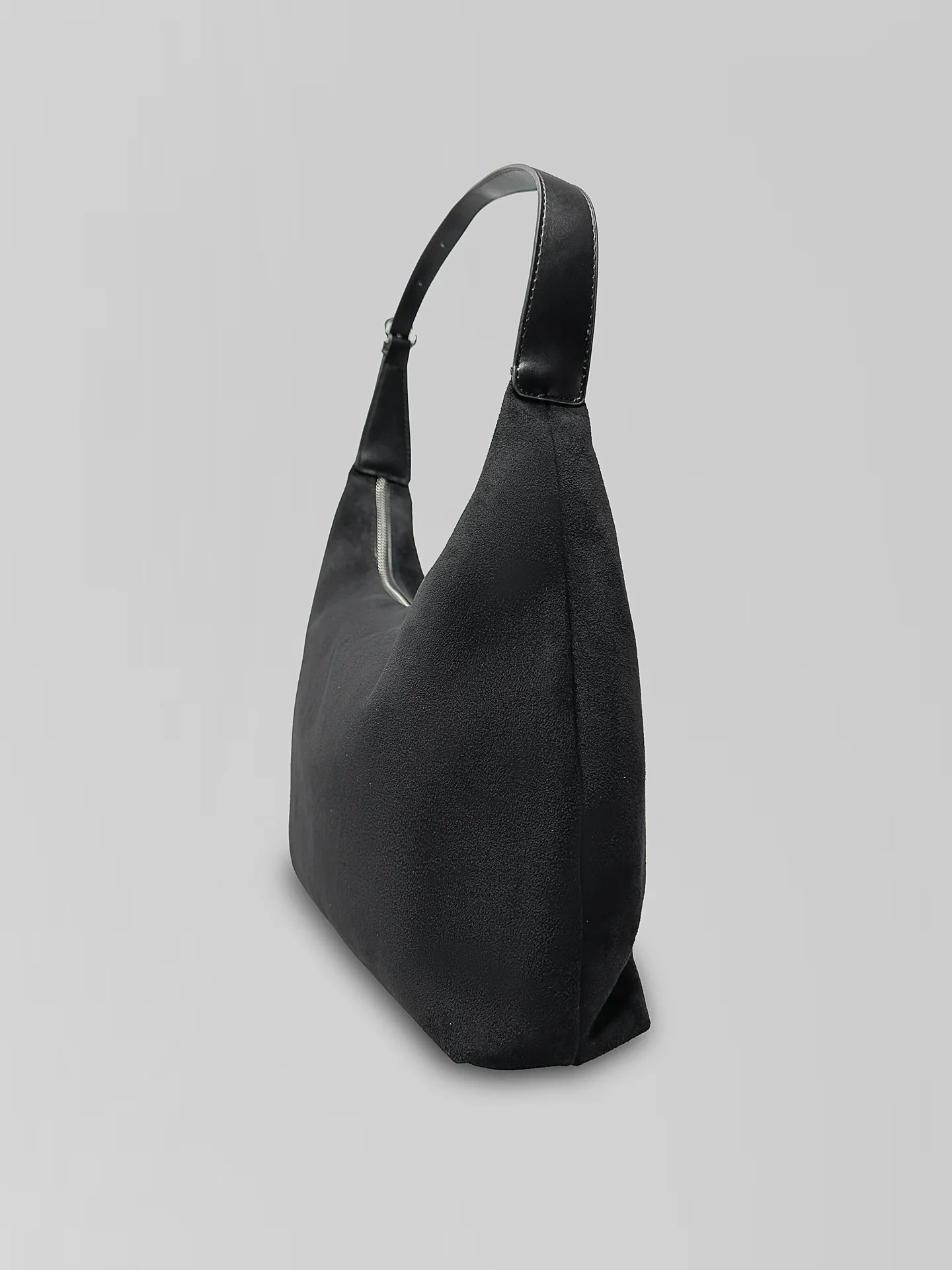 Сумка May Va 15055 замшевая на замке с одной удлиненной ручкой