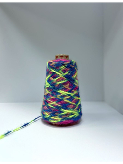 Пряжа для вязания DAMA теплая пушистая аркобалено