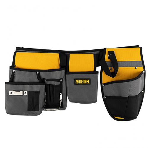 Пояс монтажника, сумки поясные, кобура для шуруповерта Denzel