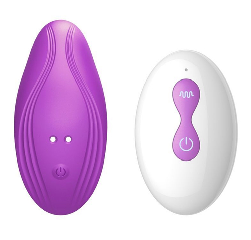 Вибратор в трусики Secwell SW1026Purple, 12,5 см, пульт ДУ