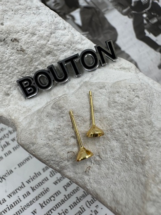 Швензы для серег 2 шт (пара) золото без заглушек