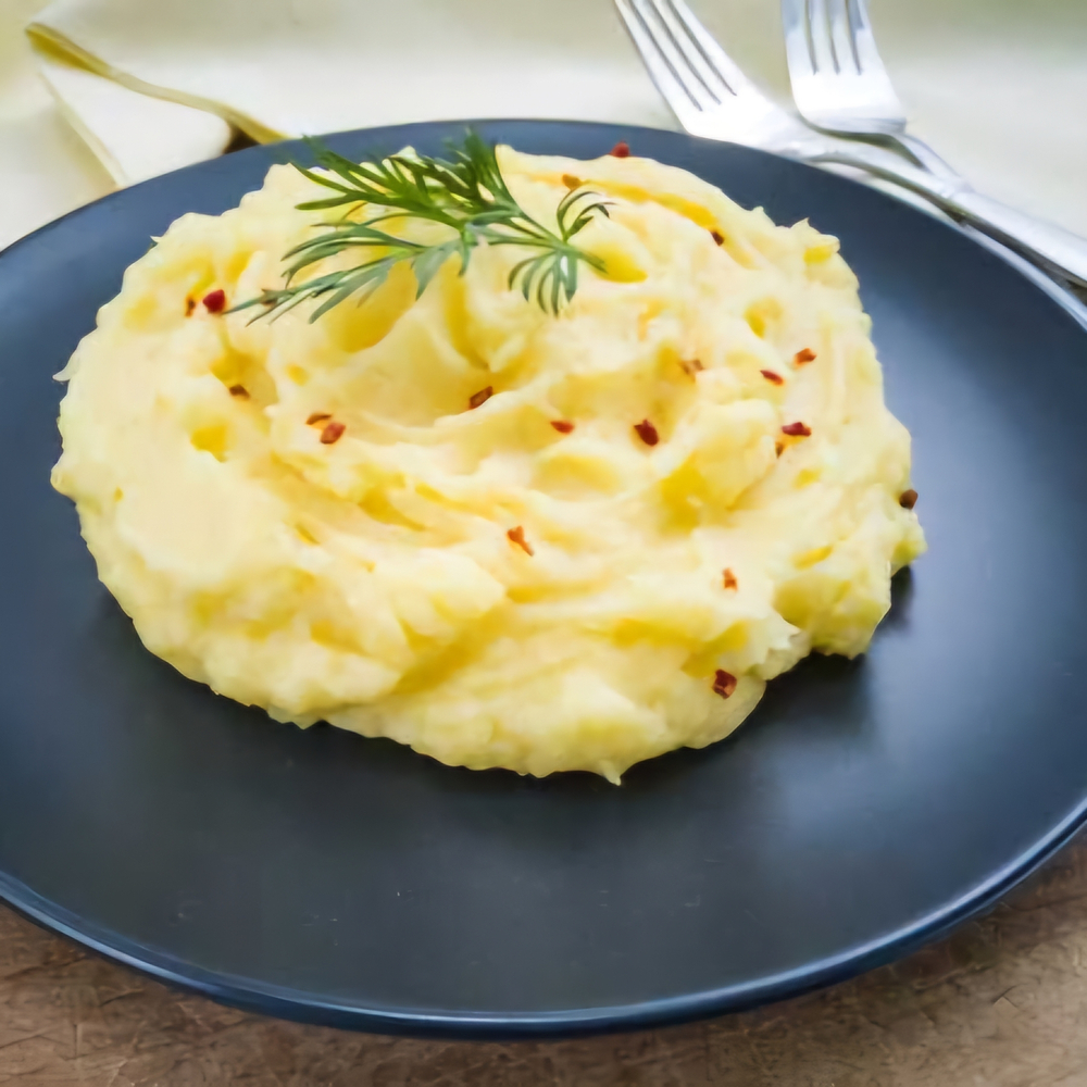 Картофельное пюре с молоком и маслом