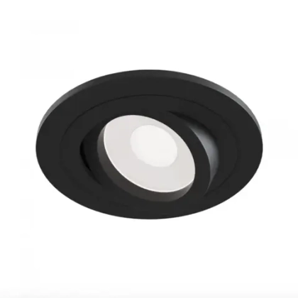 Светильник встраиваемый Vaes MARS R, чёрный, поворотный, цоколь GU10