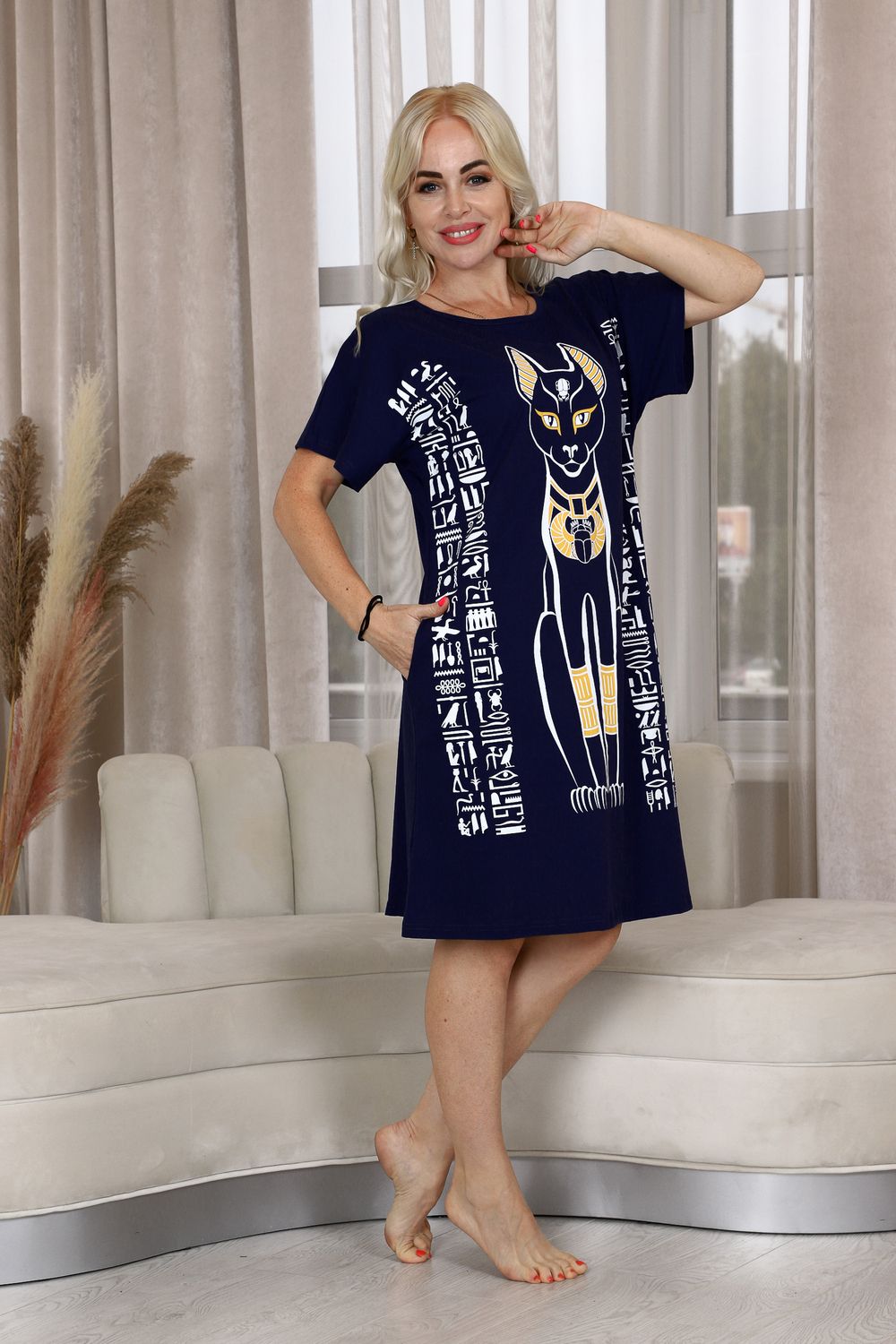 Туника 46529 Кошки Натали (Акция)