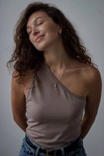 Подвеска кофейное зерно,позолота