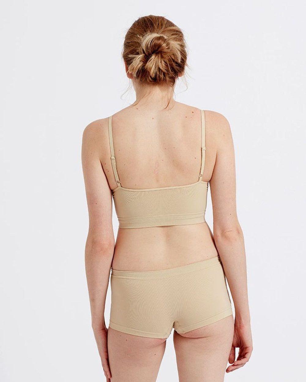 Бюстгальтер-топ Eco-wear на тонких бретелях (Размер: M-L) (Цвет: черный)