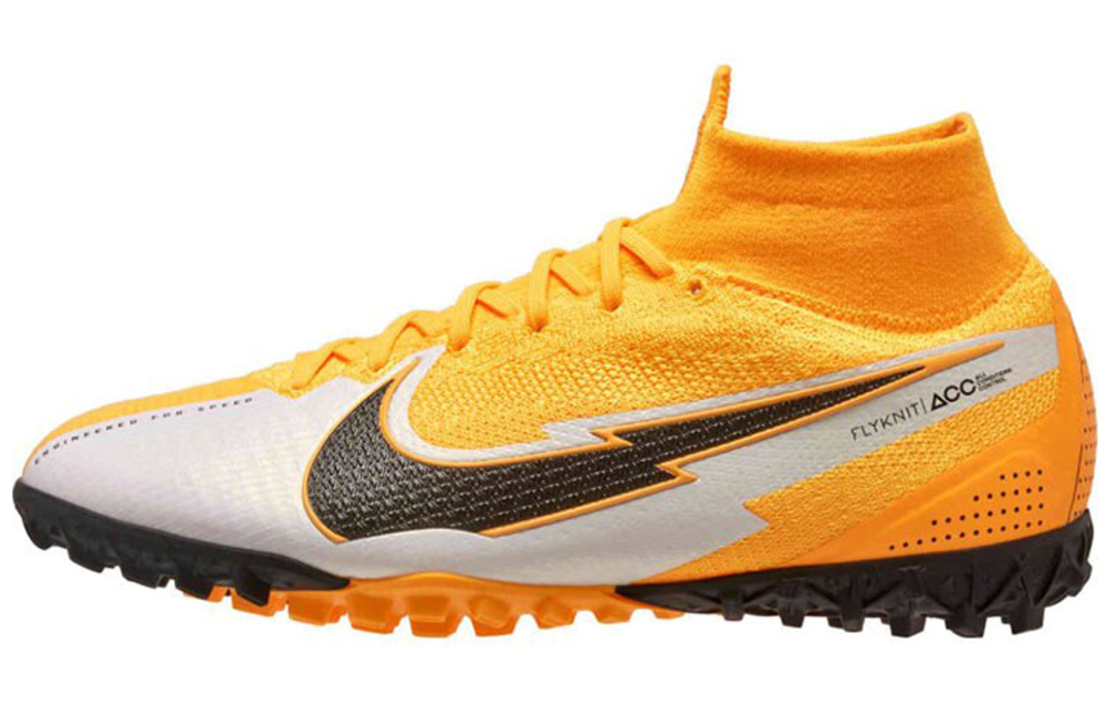 Кроссовки Nike Mercurial Superfly 7 13 Elite Turf "Laser Orange"
