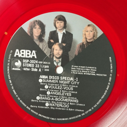 Винтажная виниловая пластинка LP ABBA АББА Disco Special 1 (Japan 1982) (Red Vinyl)