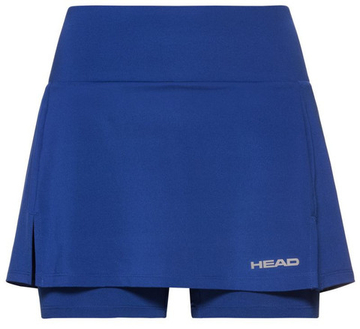 Юбка для девочки теннисная Head Club Basic Skort - небесный