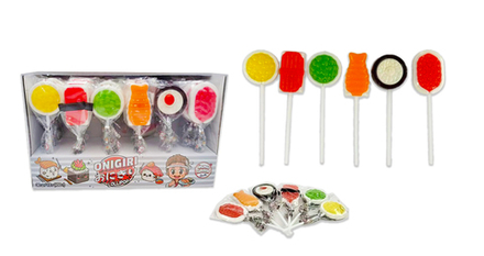 Карамель леденцовая на палочке  Йоко Гамми®  (Онигири),  20*30*15г.