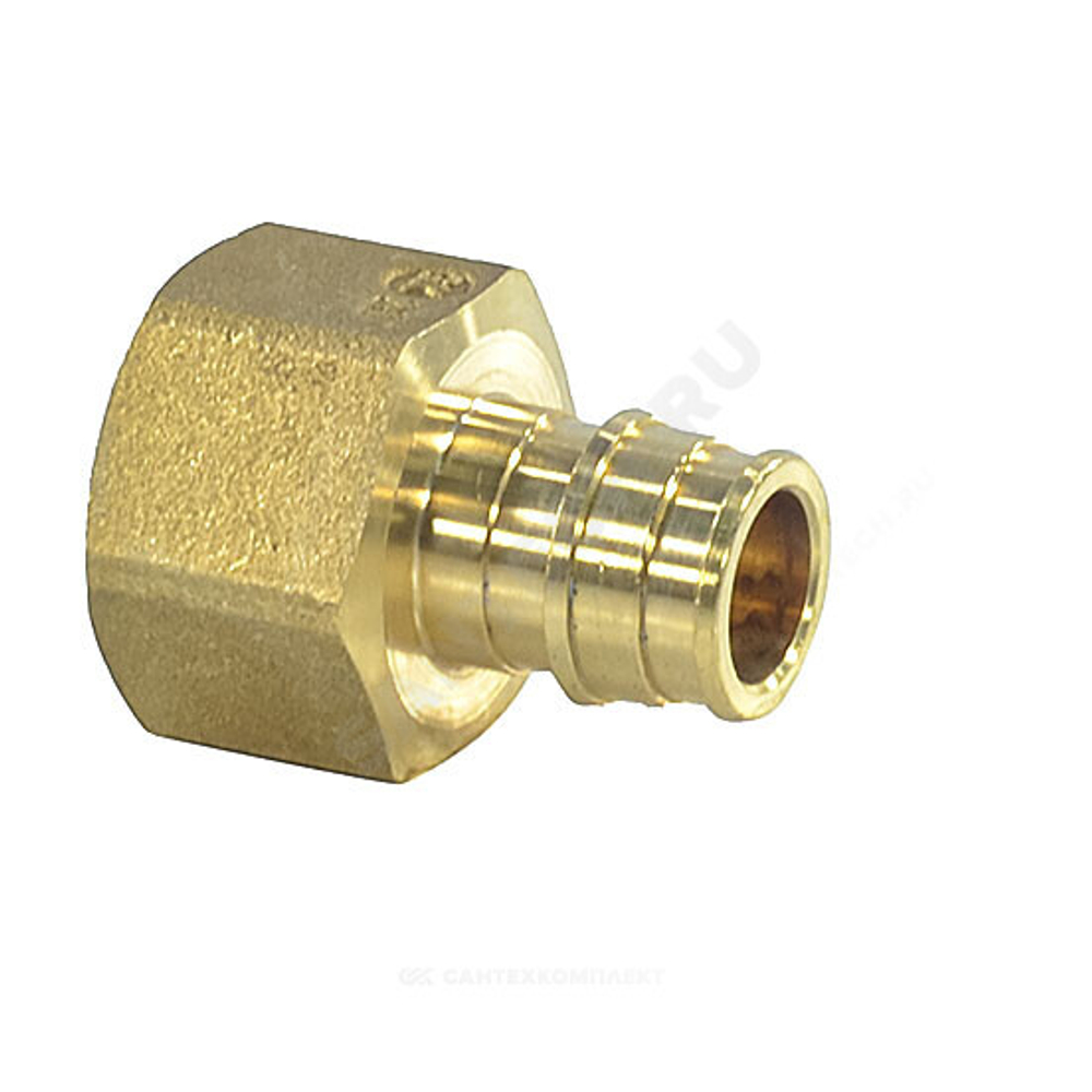 Муфта для PE-X труб радиальная латунь Дн 20х1/2" ВР GX109 Giacomini GX109Y034