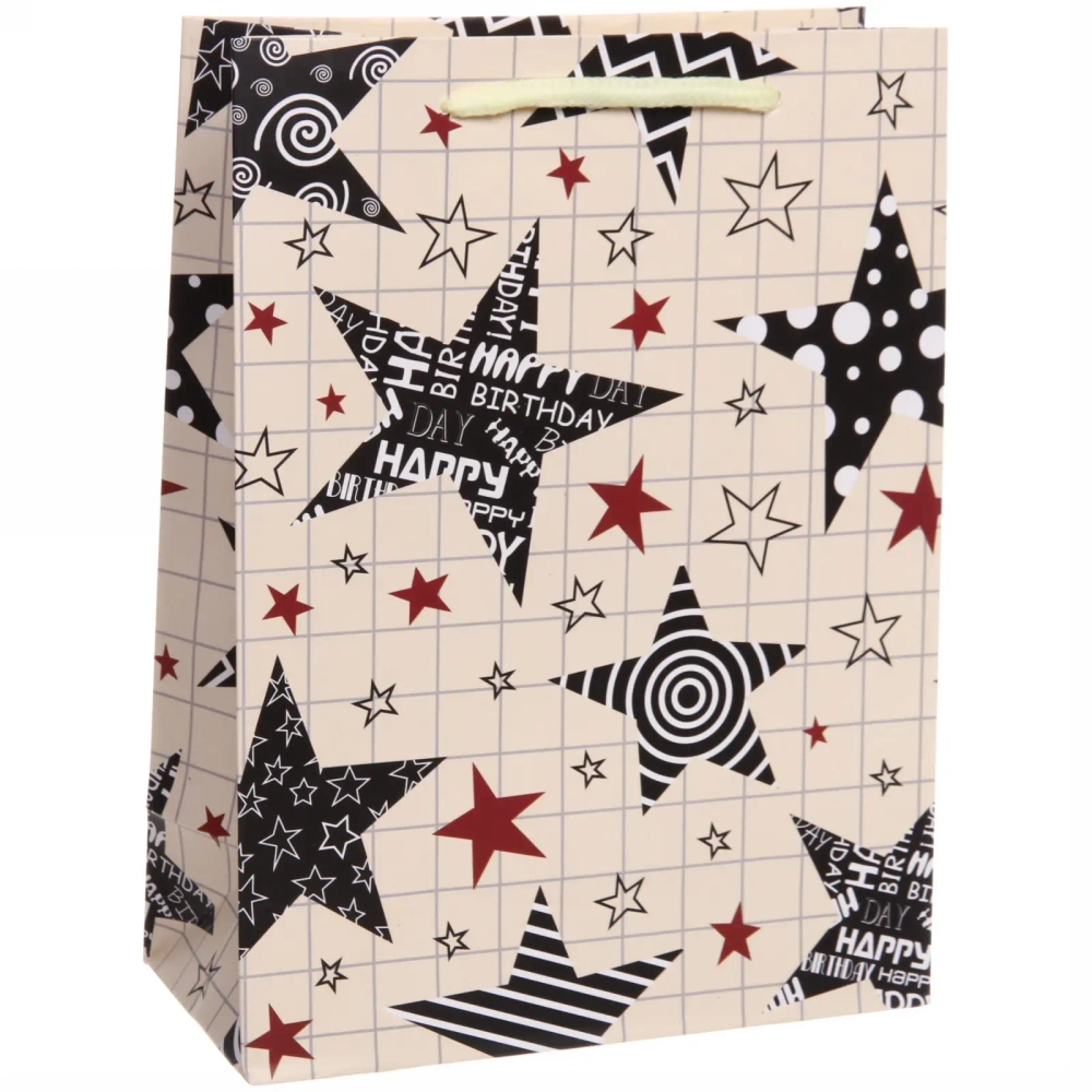 Пакет подарочный «Праздник!» 18*24*8,5 см