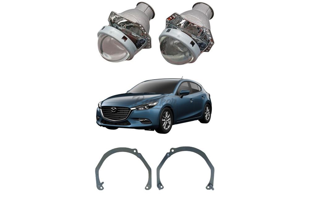 Готовый комплект для замены штатных линз Mazda 3 BM 2013-2018
