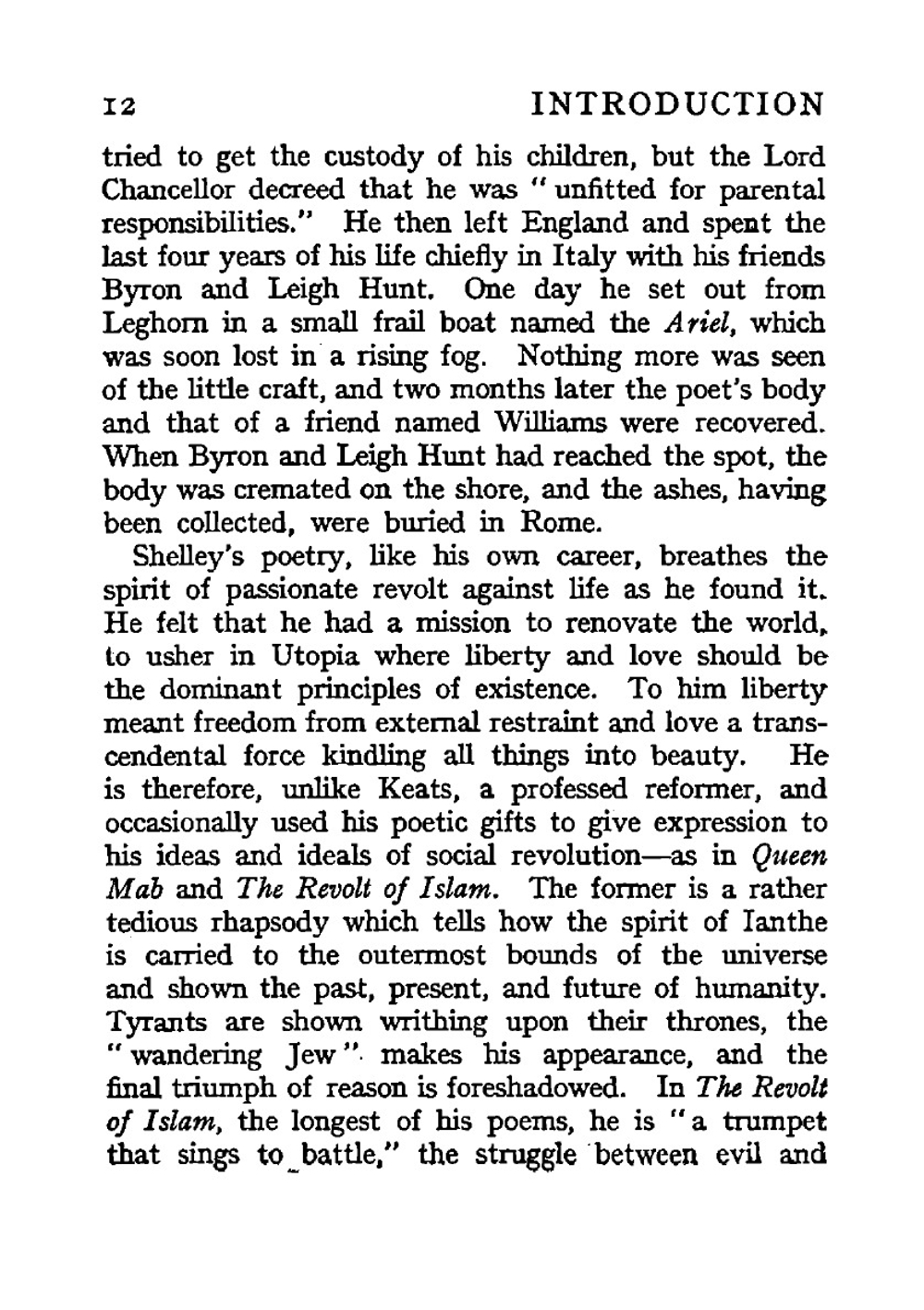 Selections from the poems of John Keats and Percy Bysshe Shelley | Wilson Richard