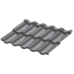 Модульная металлическая черепица AQUASYSTEM ГЁТЕБОРГ, покрытие Rooftop Шелк