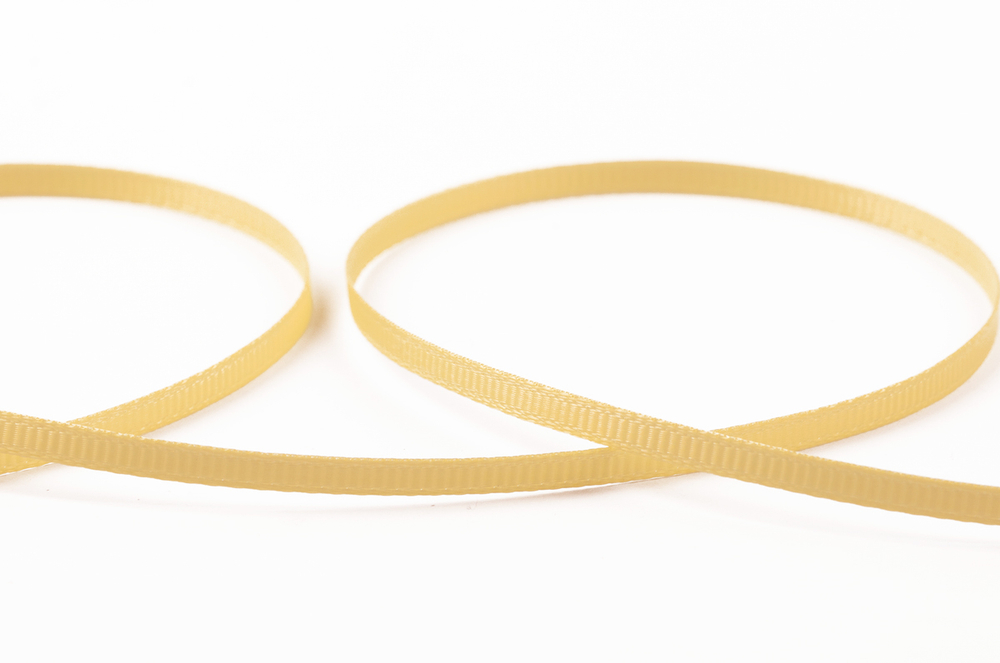 "Gamma" репсовая лента GR-03 3 мм №007 кремовый