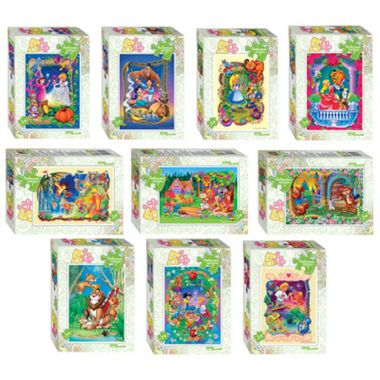 СТЕП/ПАЗЛЫ/картон мелкие/54/Любимые сказки 71035/