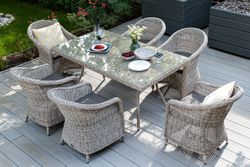 "Равенна" плетеное кресло из искусственного ротанга, цвет бежевый