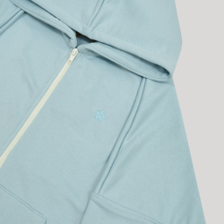 Zip-Up Hoodie LOGO Illusion Blue