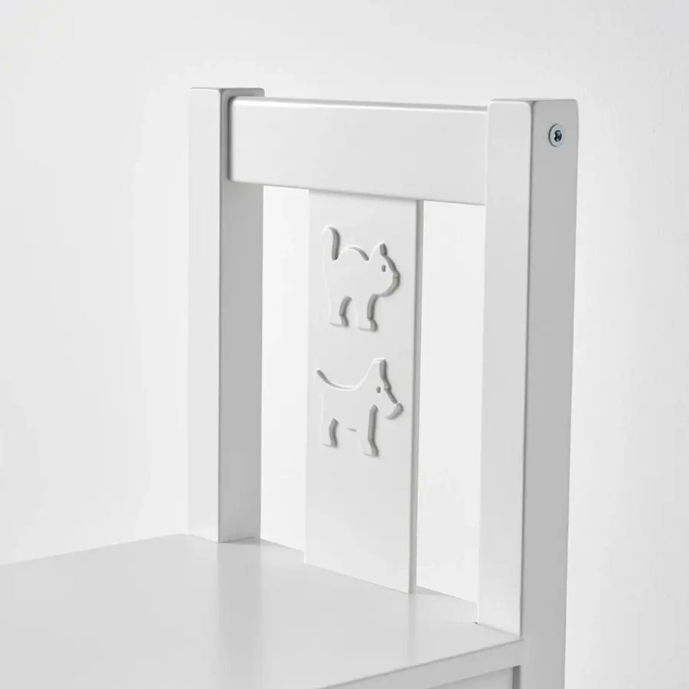 Детский стул - KRITTER IKEA/ КРИТТЕР ИКЕА, 53х27 см, белый