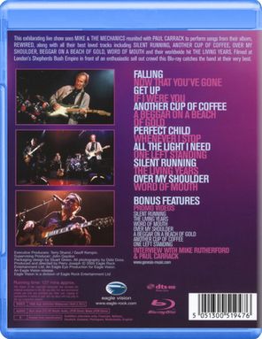 Mike + The Mechanics + Paul Carrack / Live At Shepherds Bush London (Blu-ray)