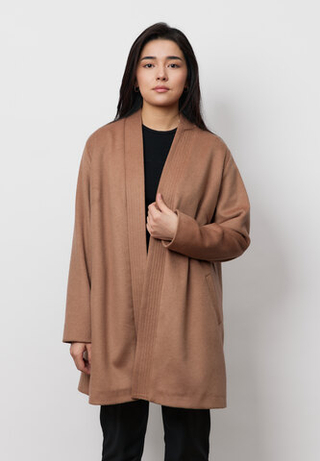 Шапан шерстяной на запах MURA SYZYGY CAMEL