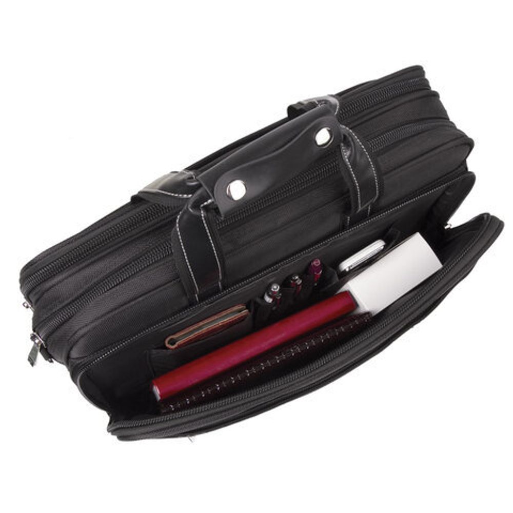 Сумка деловая BRAUBERG с отделением для ноутбука 15,6", "Carbon", 2 отделения, графит, 41х31х13 см, 240509