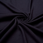 Интерлок, 100% хлопок, 210 гр/м2, чёрный (11120)