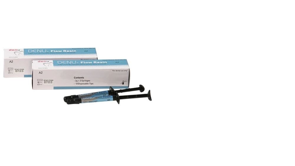Композитный материал для реставрации зубов, (Denu Flow Resin A2) Композитный материал для реставрации зубов, (Denu Flow Resin A2)